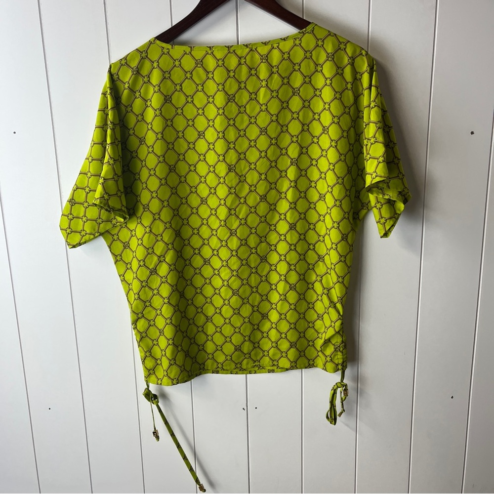 Michael Michael Kors Chartreuse Patterned Blouse - image 5